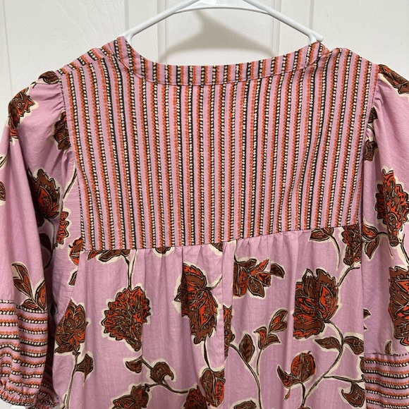 Knox Rose Striped Pink and Red Dress size small - Picture 5 of 6